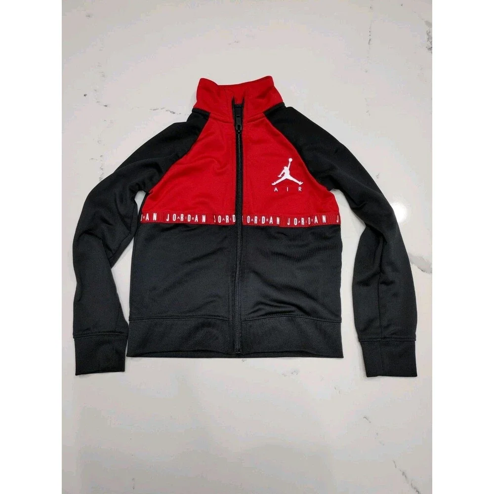 Nike Air Jordan Boys Black Track Jacket Size XS (4) (001)